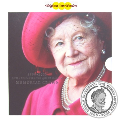 2002 £5 BU Coin Pack – Queen Mother Memorial - Click Image to Close